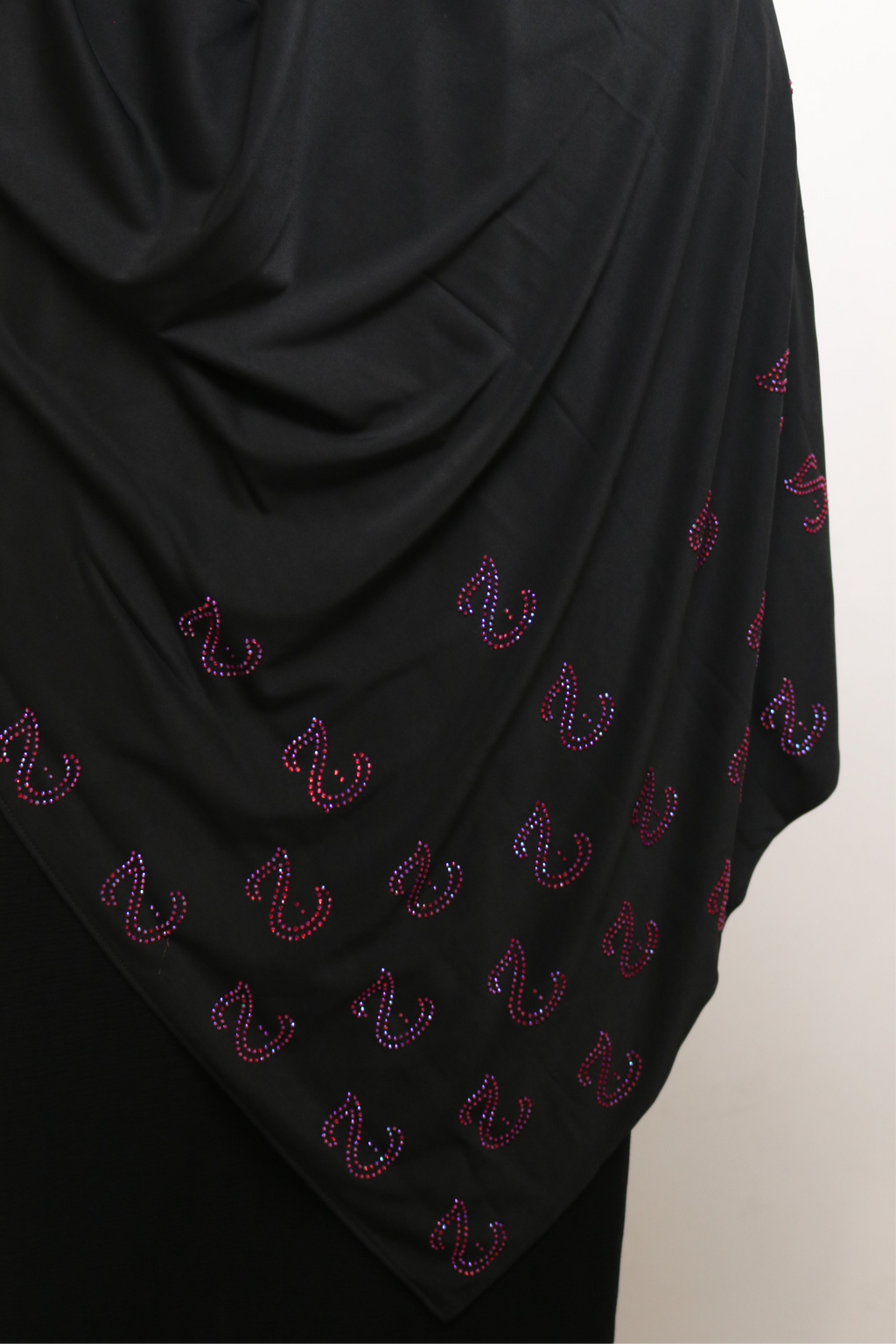 Aurora - Blue-Purple Liquid Rhinestone Hijab