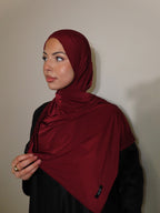 Burgundy - Liquid Jersey