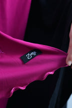 Deep Pink - Rhinestone Premium Hijab