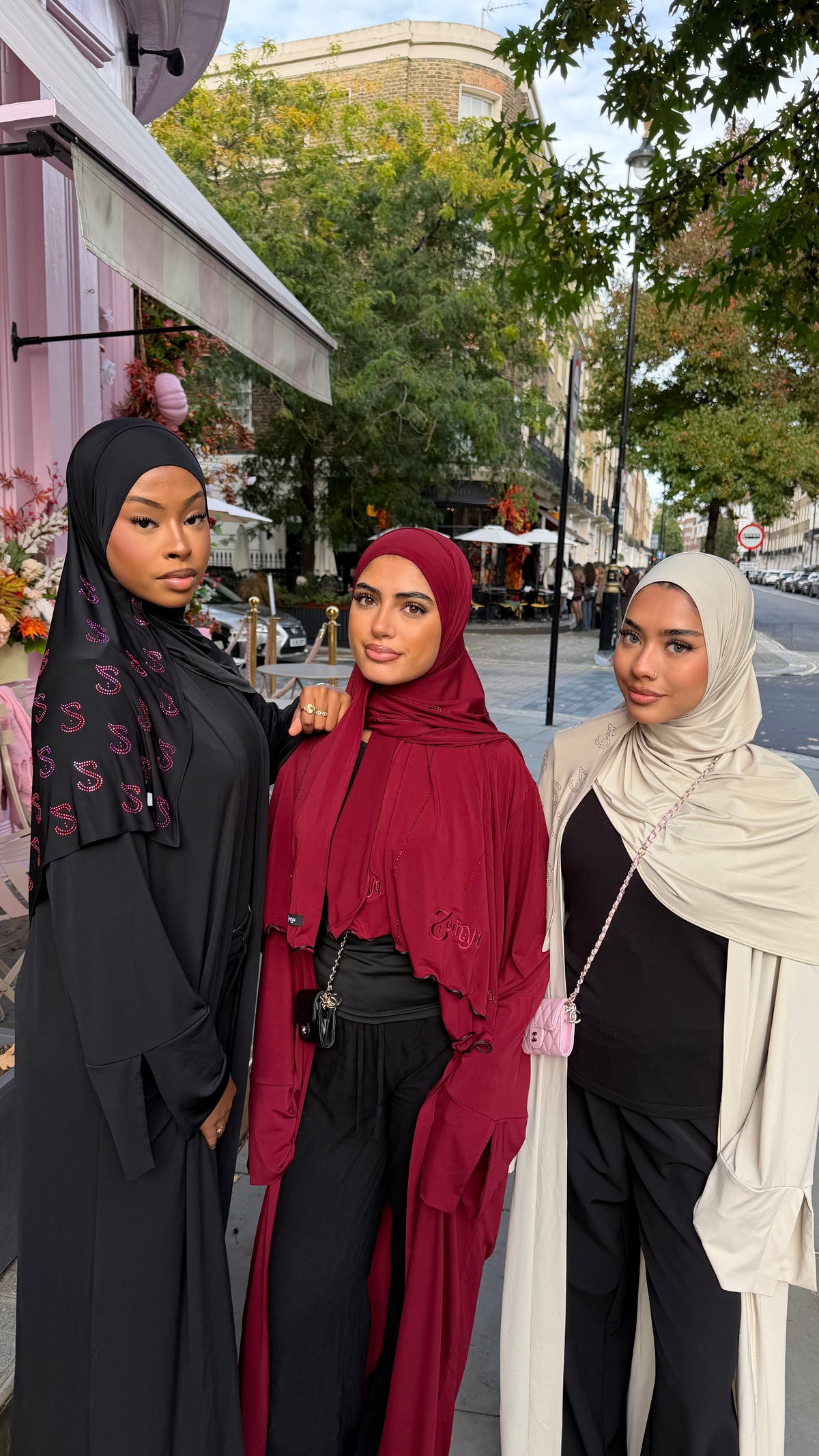 (Pre-Order) Open Premium Jersey Abaya - Burgundy