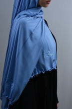 Baby Blue - Rhinestone Premium Hijab