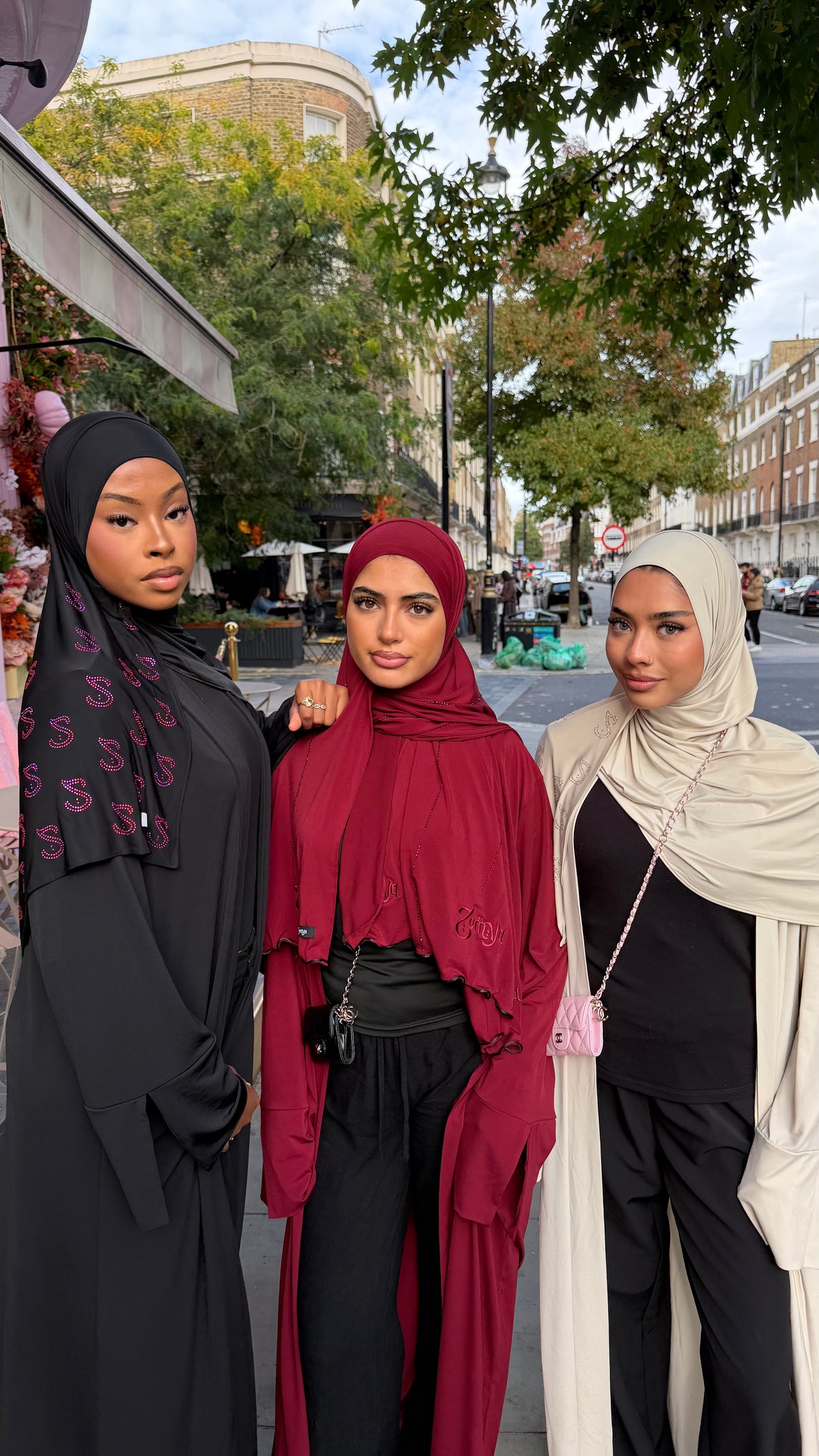 (Pre-Order) Open Premium Jersey Abaya - Burgundy