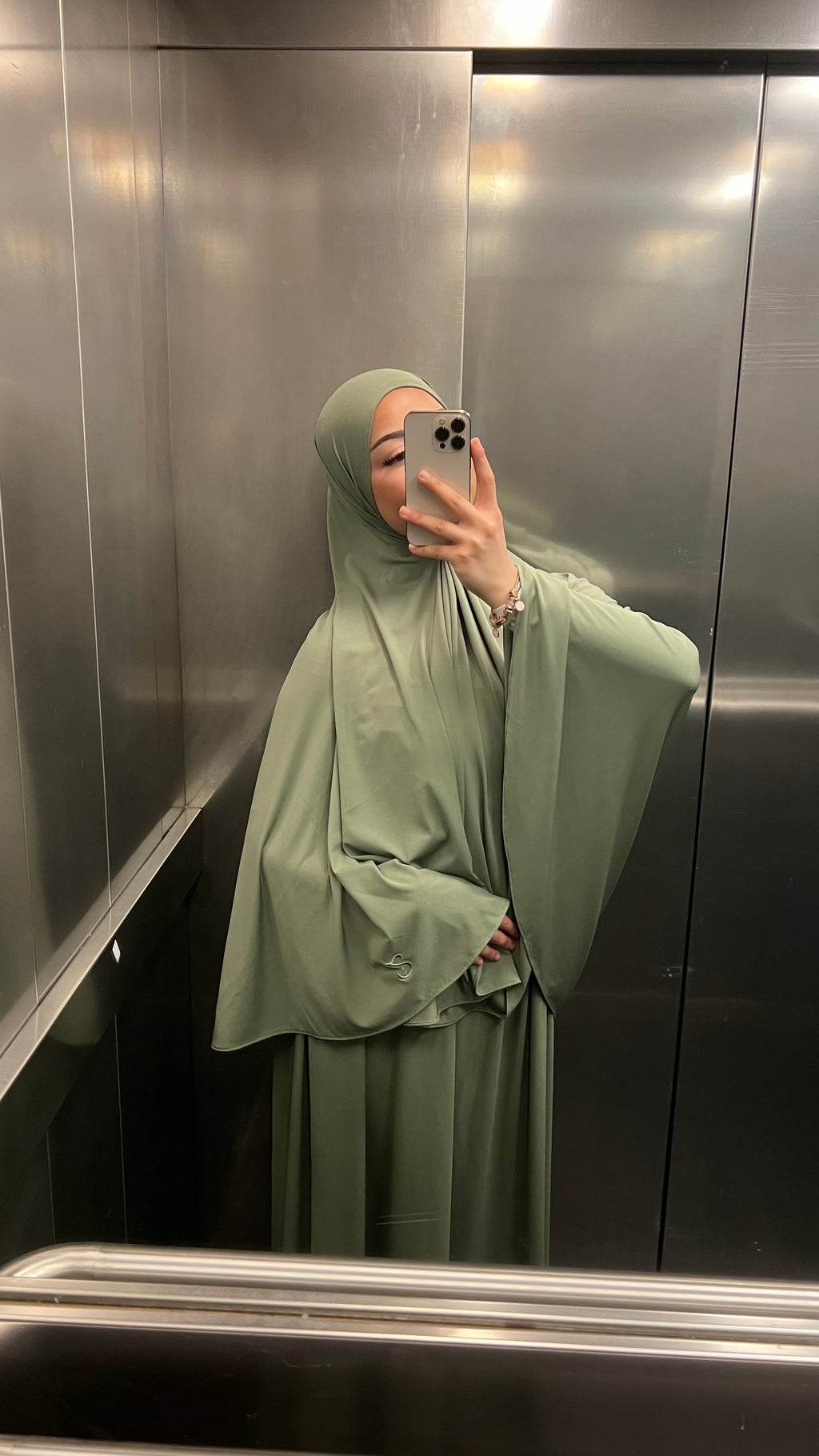 (Pre-Order) Khimar Skirt Set - Premium Jersey