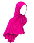(Pre-Order) Royal Pink - Rope Rhinestone Hijab
