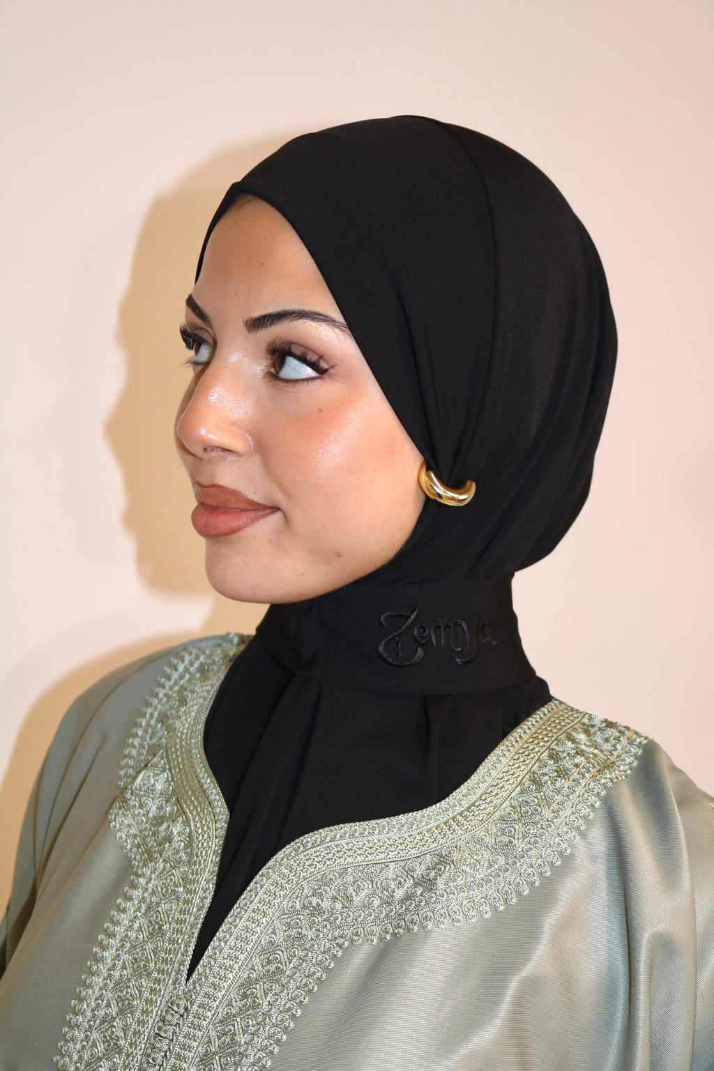 Black - Instant Premium Jersey Hijab