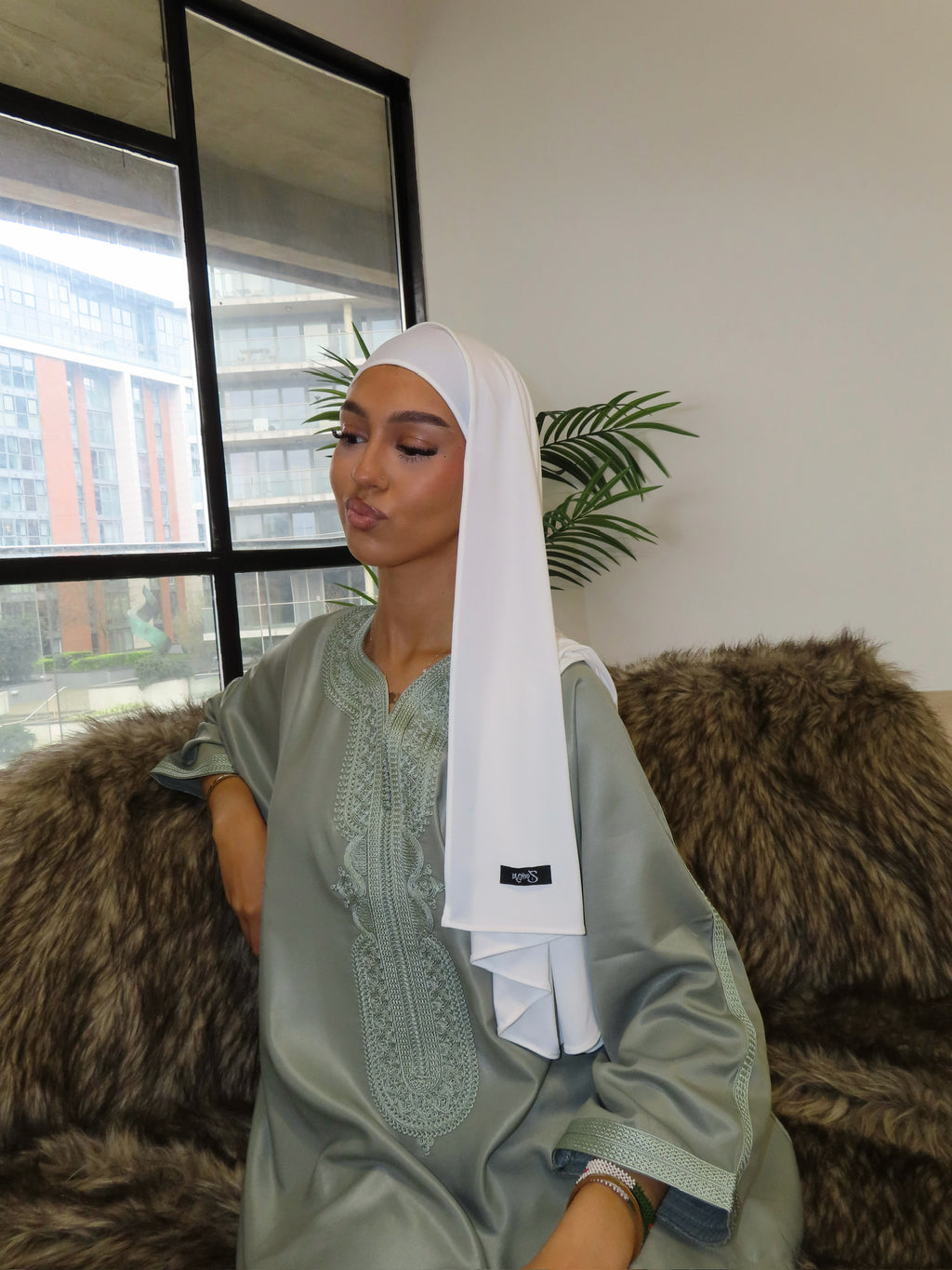 White - Premium Hijab