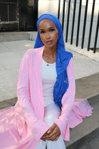 Royal Blue - Rhinestone Rope Premium Hijab
