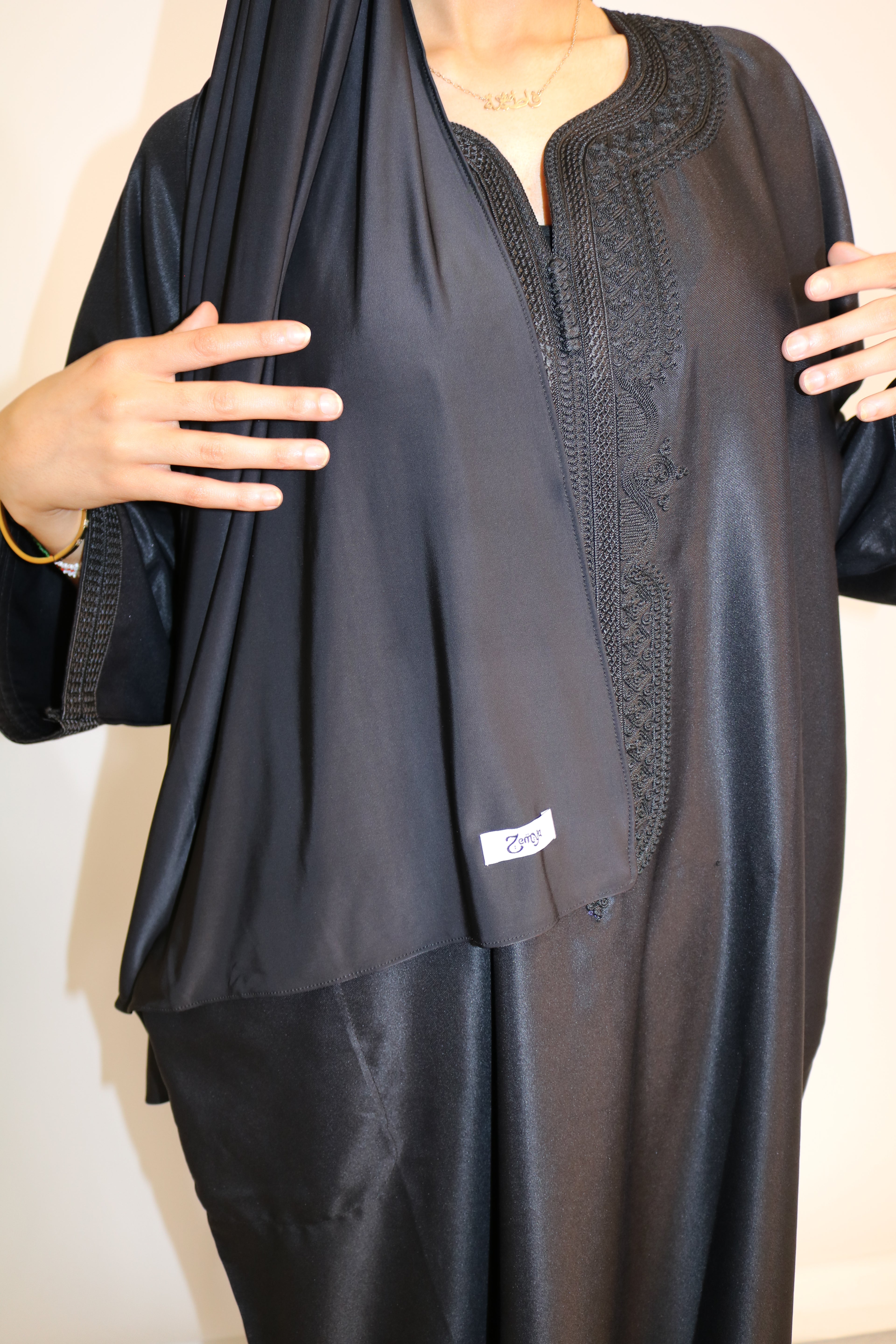 Black - Liquid Jersey Hijab