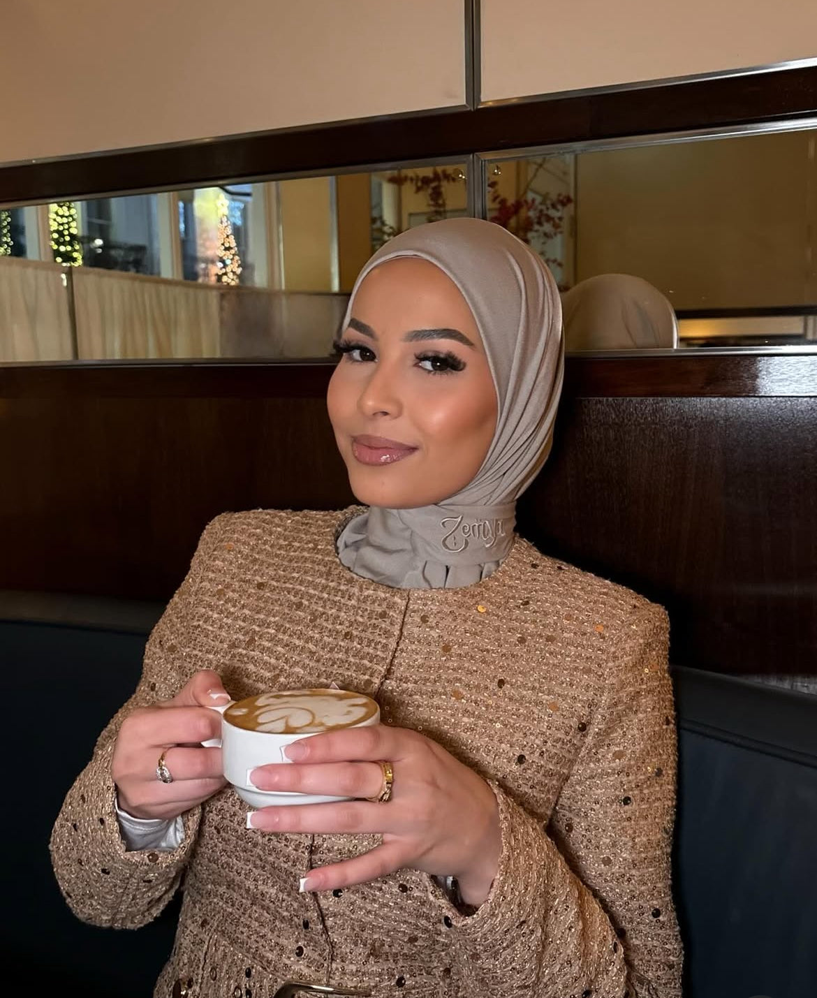 Taupe - Instant Premium Hijab