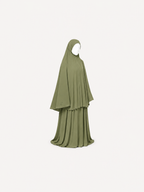 (Pre-Order) Khimar Skirt Set - Premium Jersey
