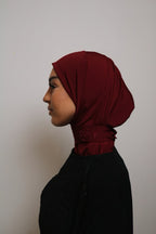 Burgundy - Instant Premium Hijab
