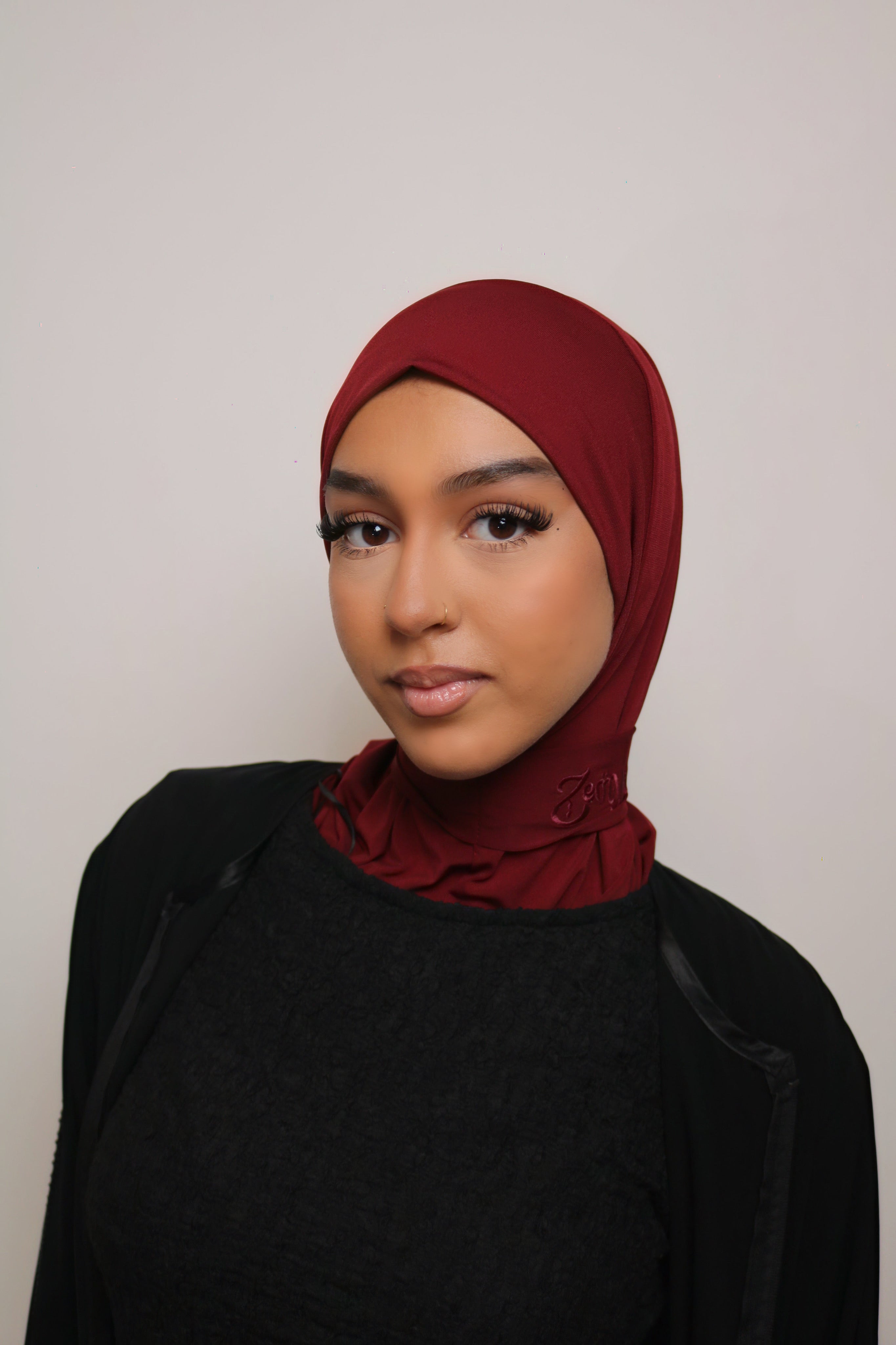 Burgundy - Instant Premium Hijab