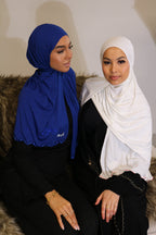 Royal Blue - Rhinestone Premium Hijab