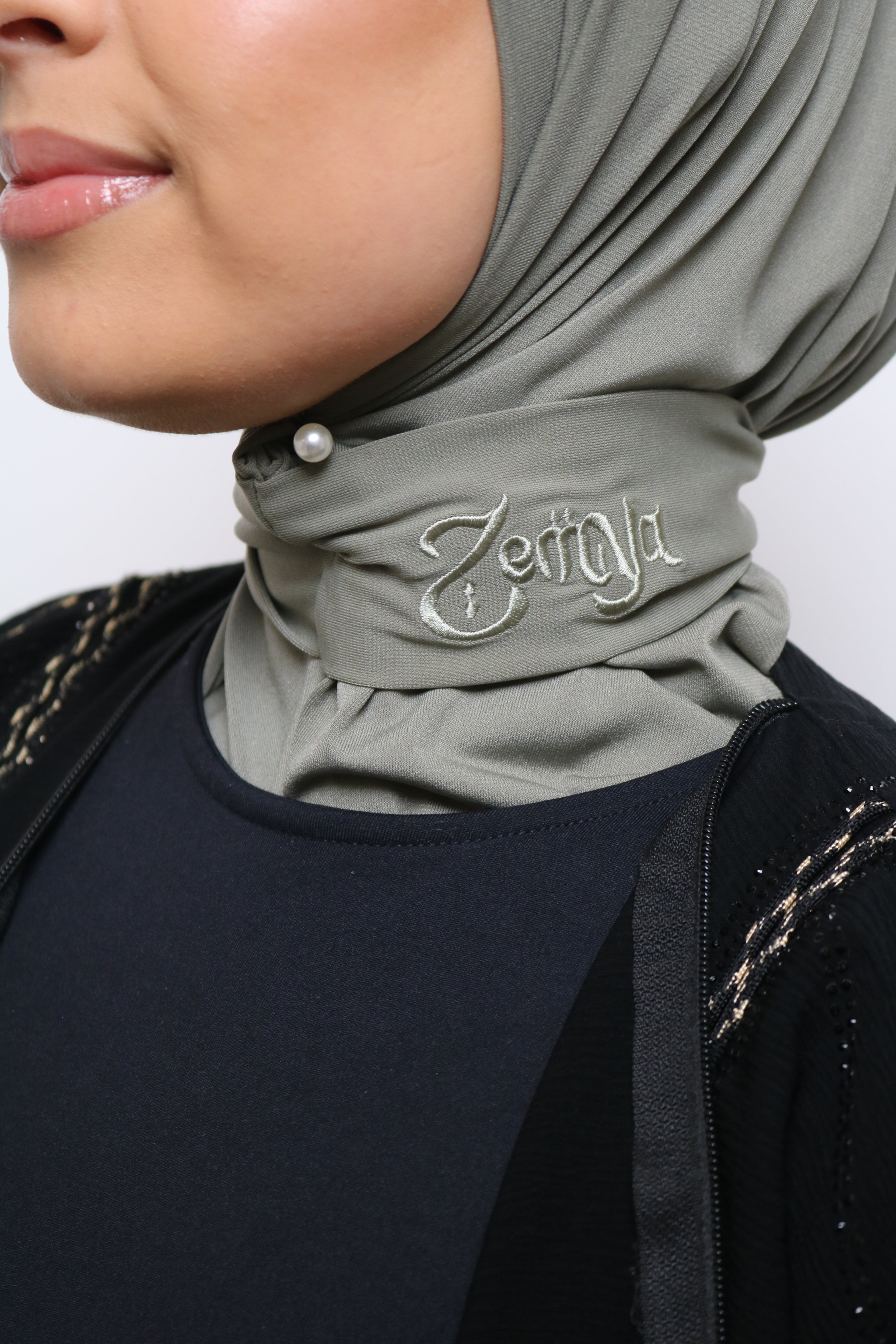 Khaki - Instant Premium Hijab