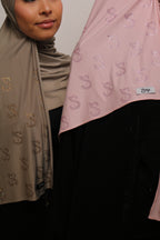 Mocha - Liquid Rhinestone Hijab