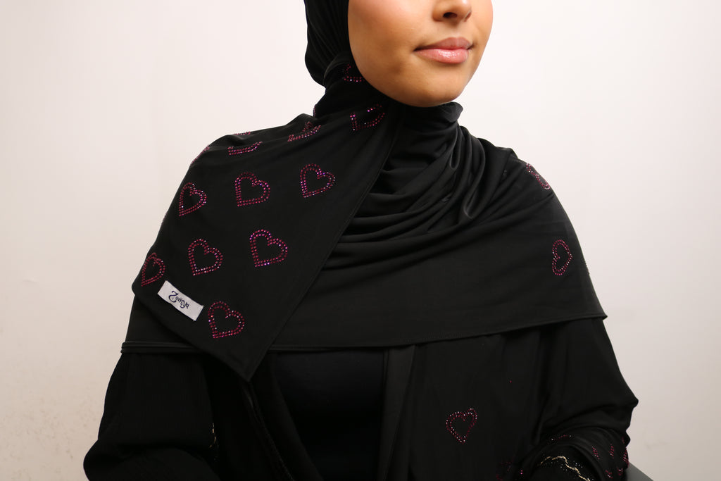 Amore - Liquid Rhinestone Hijab